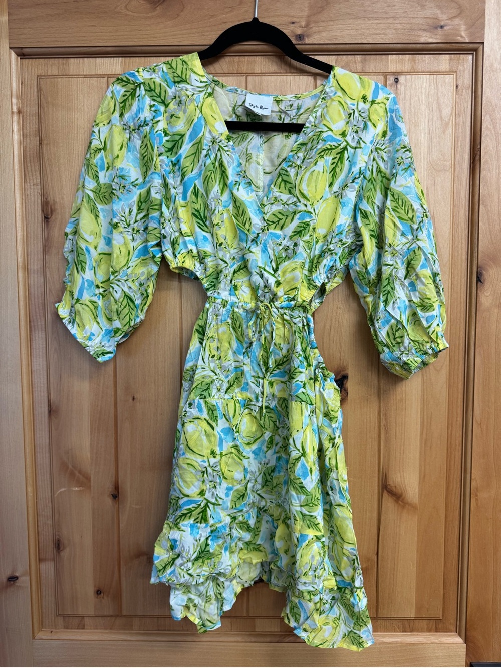 Lemon V-Neck Dress